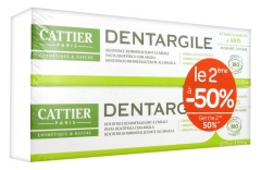 Cattier Dentargile Anti Dental PlaqueToothpaste Organic 2 x 75ml