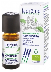 Ladrôme Organic Essential Oil Ravintsara (Cinnamomum camphora ct 1.8-cineol) 10ml