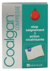 Coalgan Stop Saignement &amp; Action Cicatrisante 5 Compresses Stériles