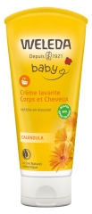 Weleda Calendula Baby Waschlotion und Shampoo 200 ml