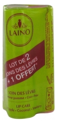 Laino Lip Care Sticks 2 x 4g + 1 Stick Free