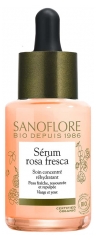 Sanoflore Sérum Rosa Fresca Soin Concentré Réhydratant Bio 30 ml