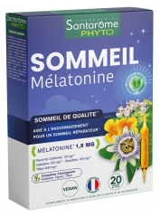 Santarome Phyto Sommeil Mélatonine 20 Ampoules