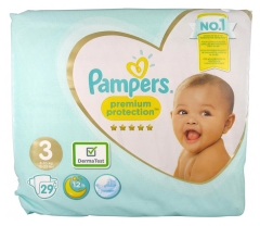 Pampers Premium Protection 29 Nappies Size 3 (6-10kg)
