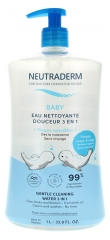 Neutraderm Baby Agua Limpiadora Suave 3 en 1 Litro