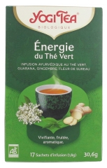 Yogi Tea Gr&oslash;n Te Energi &Oslash;kologisk 17 Poser