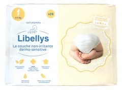 Libellys La Couche Non-Irritante Dermo-Sensitive Taille 1 (2-5 kg) 26 Couches
