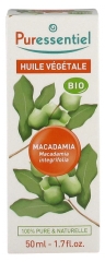 Puressentiel Huile Végétale Macadamia (Macadamia integrifolia) Bio 50 ml