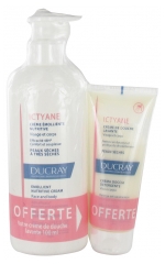 Ducray Ictyane Crème Émolliente Nutritive Visage et Corps 400 ml + Ictyane Crème de Douche Lavante Visage et Corps 100 ml Offert