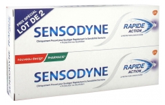 Sensodyne Rapide Action et Protection Longue Durée Lot de 2 x 75 ml