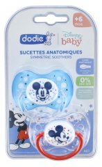 Dodie Disney Baby 2 Silicone Anatomic Dummies 6 Months and +