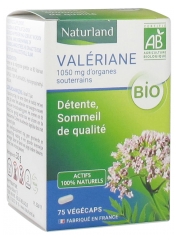 Naturland Valerian Organic 75 VegCaps