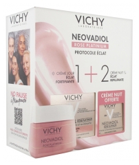 Vichy Neovadiol Rose Platinium Fortifying and Revitalizing Rosy Cream 50ml + Free Night Cream 15ml