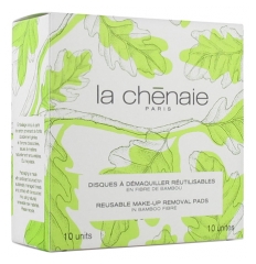 La Ch&ecirc;naie &Aring;teranv&auml;ndbara Sminkborttagningsskivor 10 Enheter