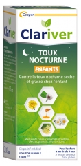 Clariver Toux Nocturne Enfants Solution Buvable 150 ml