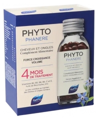 Phyto Phytophanère Cabello y Uñas 4 Meses de Tratamiento 240 Cápsulas