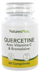 Natures Plus Quercétine avec Vitamine C et Bromélaïne 60 Comprimés
