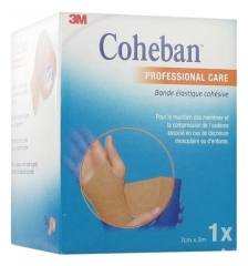 3M Coheban Bande de Contention Cohésive 3 m x 7 cm