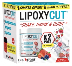 Eric Favre Lipoxycut Lot de 2 x 120 g + Shaker Offert