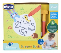 Chicco Baby Senses Livre Des Saisons à Colorier 2-4 Ans
