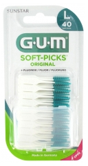 GUM Soft-Picks Original Large 40 Units