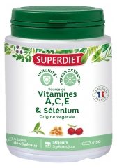 Superdiet Vitamines A, C, E &amp; Sélénium 150 Gélules