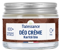 Natessance Cream Deo Organic Shea 50g