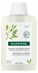 Klorane Extra Mild - Alle Haartypen Hafermilch-Shampoo 200 ml