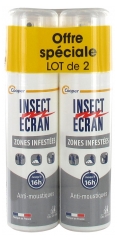 Insect Ecran Zones Infestées Répulsif Peau Adultes &amp; Enfants Lot de 2 x 100 ml