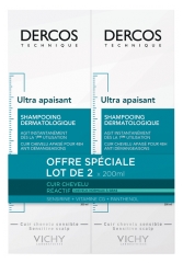 Vichy Dercos Ultra Apaisant Shampoing pour Cheveux Normaux à Gras Lot de 2 x 200 ml