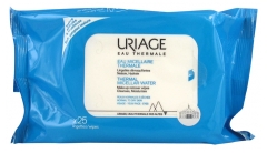 Uriage Thermal Micellar Water Normal to Dry Skins 25 Cleansing Wipes