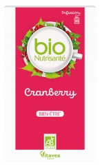 Nutrisanté Organic Infusion Cranberry 20 Sachets