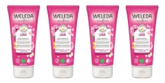 Weleda Love Pampering Creamy Body Wash 4 x 200ml