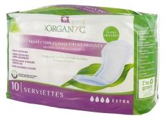 Organyc Urine Leakage Extra 10 Organic Pads