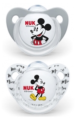 NUK 2 Silicon Soothers Disney Baby 6-18 Months