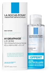 La Roche-Posay Hydraphase HA Light 50ml + Micellar Water for Sensitive Skin 50ml Free