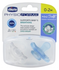 Chicco Physio Forma Mini Soft 2 Silicone Soothers 0-2 Months