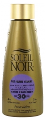 Soleil Noir Lait Solaire Vitaminé Haute Protection SPF30 150 ml