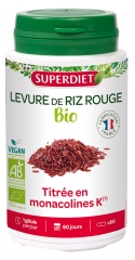 Superdiet Red Rice Yeast Organic 60 Capsules