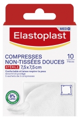 Elastoplast Soft Non-Woven Compresses 7,5cm x 7,5cm 10 Compresses