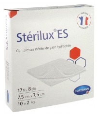 Hartmann Stérilux ES Sterile Gauze 7.5 x 7.5cm 10 x 2 Pieces
