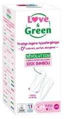 Love &amp; Green Protège-Lingerie Hypoallergénique Flexi 28 Protège-Lingerie
