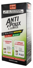 Cinq sur Cinq Natura Anti-Lice and Nits Environment Treatment Kit