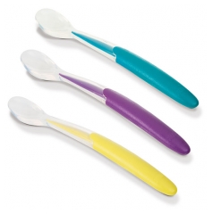 NUK Easy Learning 3 Silicon Soft Spoons 4 Monts and +