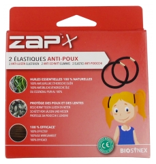 Biosynex Zap'x Anti-Lice Elastic 2 Hair Elastics
