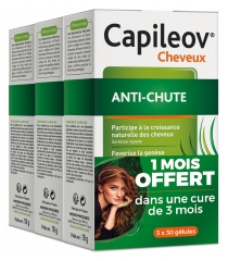 Nutreov Capileov Anti-Hair Loss 3 x 30 Capsules