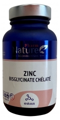 Pharm Nature Zinc Chelate Bisglycinate 60 Capsules