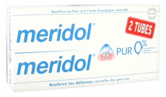 Meridol Dentifrice Pur Lot de 2 x 75 ml
