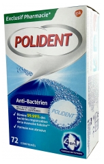 Polident Corega Anti-Bacterial Cleanser 72 Tablets