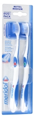 Meridol Duo-Pack Brosses à Dents Medium